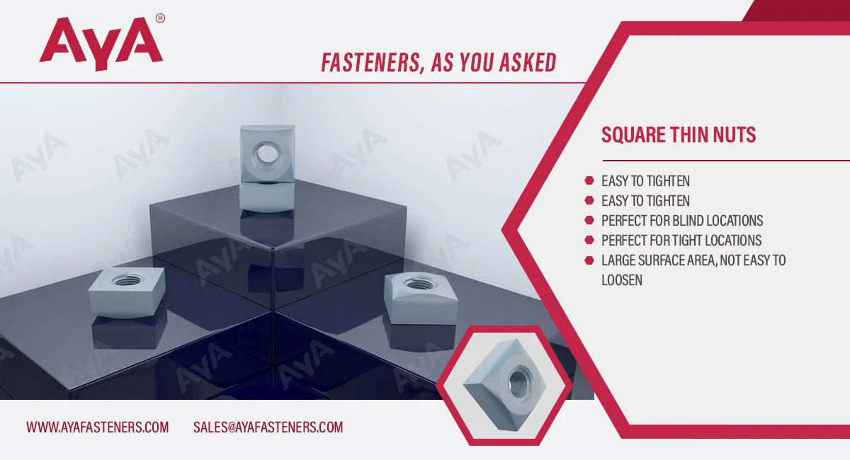 Square Thin Nuts-advantages